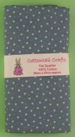 Fat Quarter - 138 Stars - Pale Blue